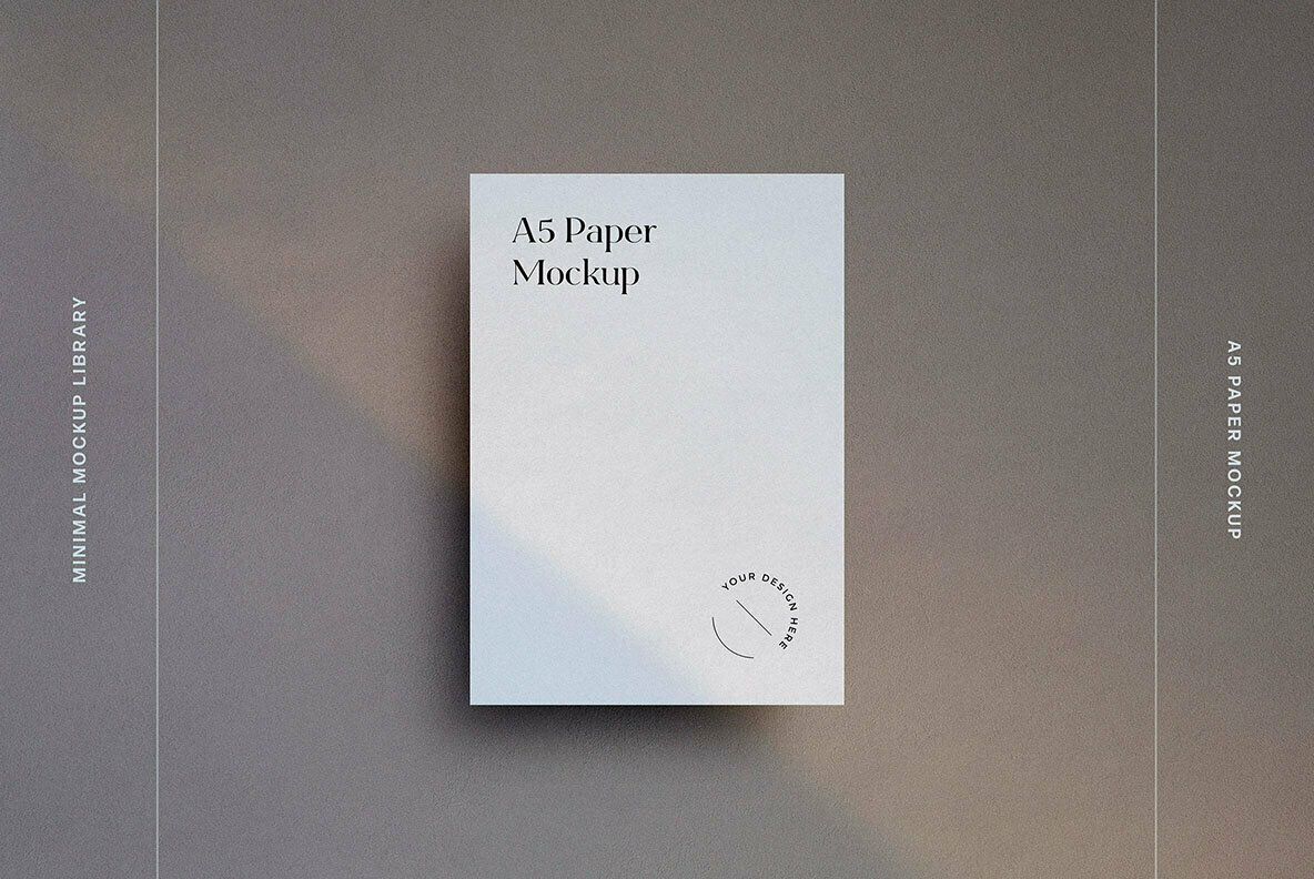 A5 Paper Mockup Kit 1