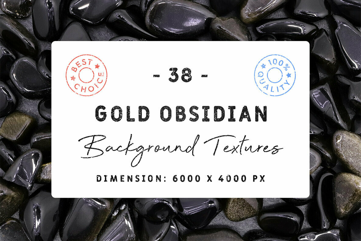 38 Gold Obsidian Background Textures 1