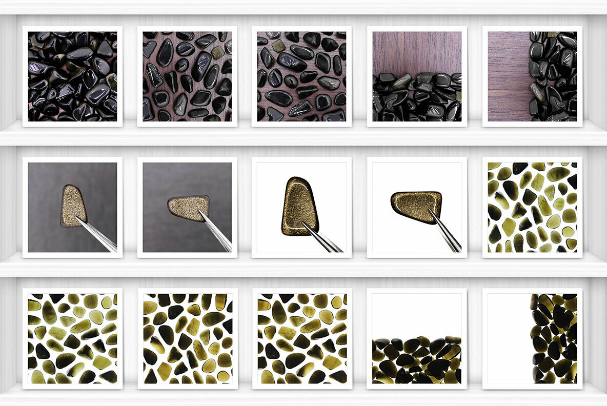 38 Gold Obsidian Background Textures 3