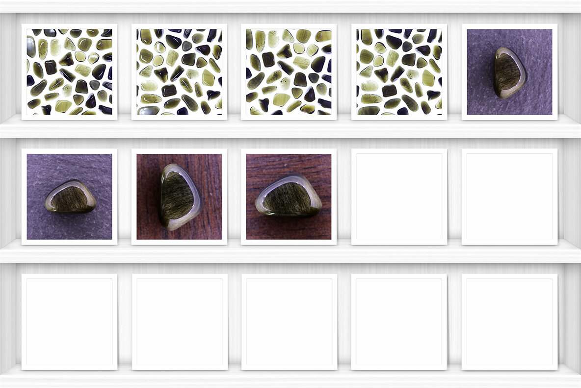 38 Gold Obsidian Background Textures 4