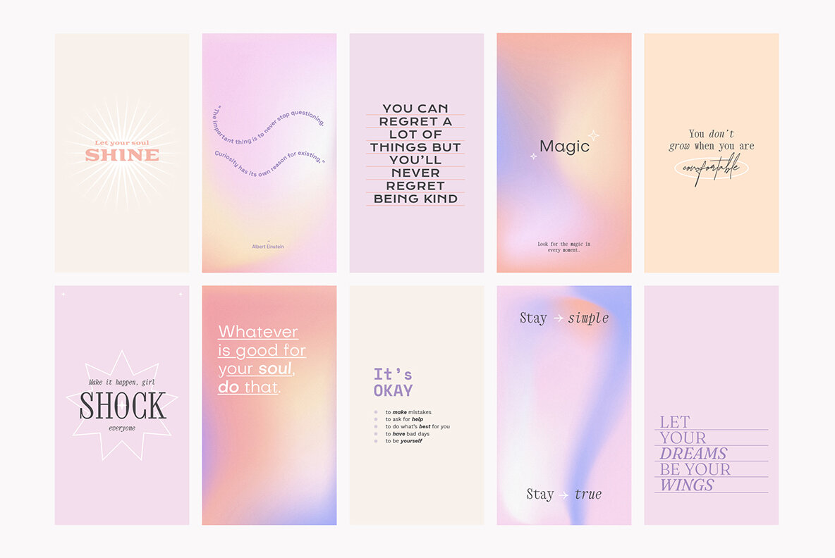 Instagram Gradient Quotes 10