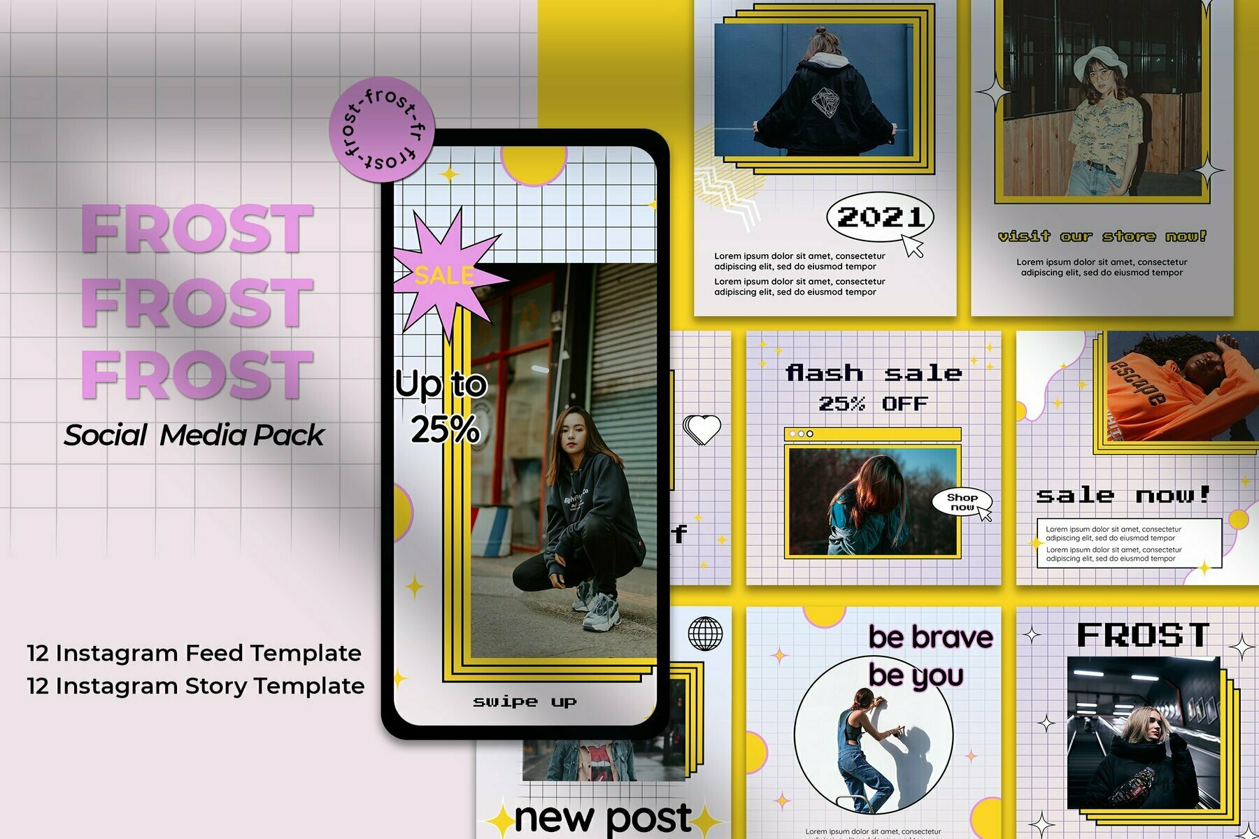 Frost Instagram Template 1