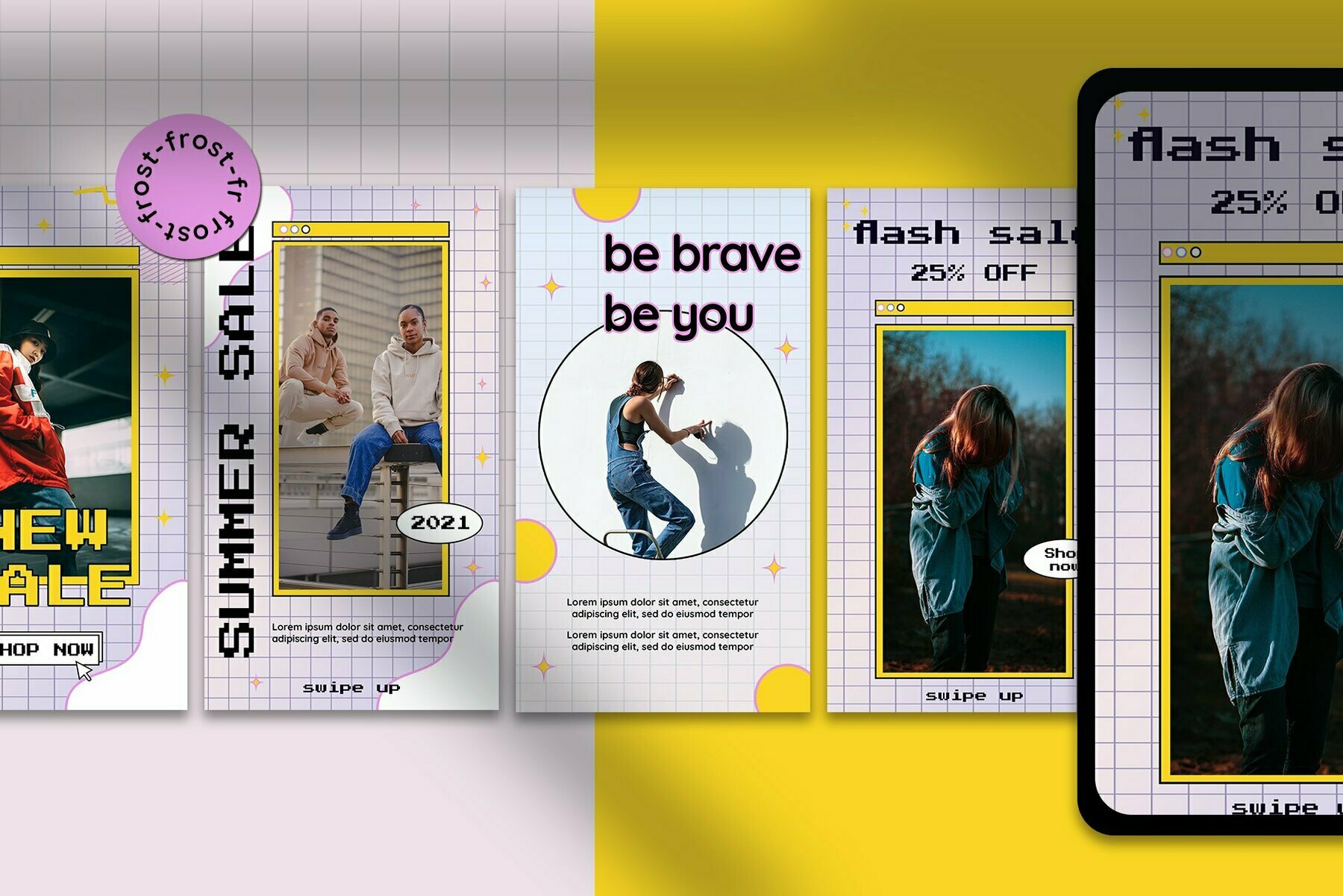 Frost Instagram Template 3