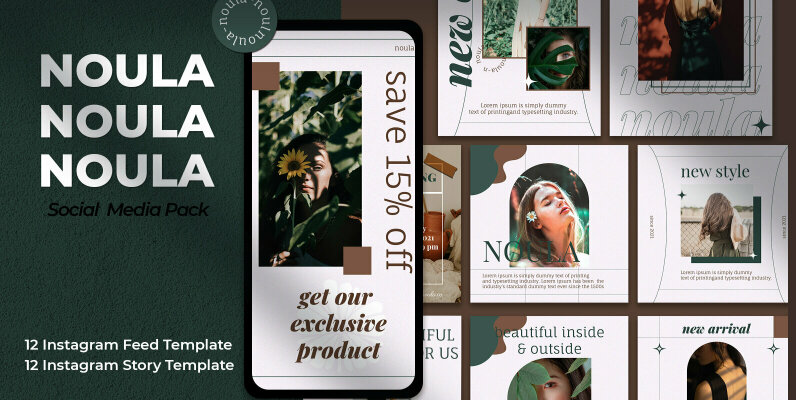 Noula Instagram Template