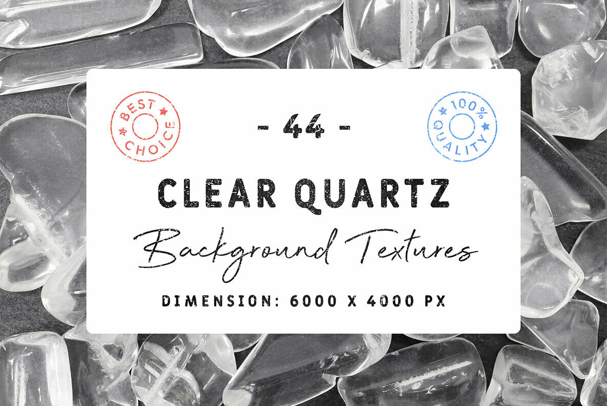 44 Clear Quartz Background Textures 1