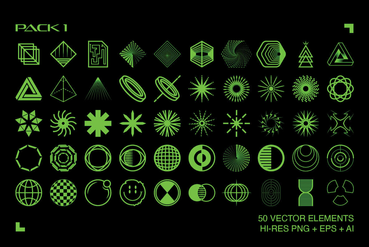 Retro Futuristic Elements 2