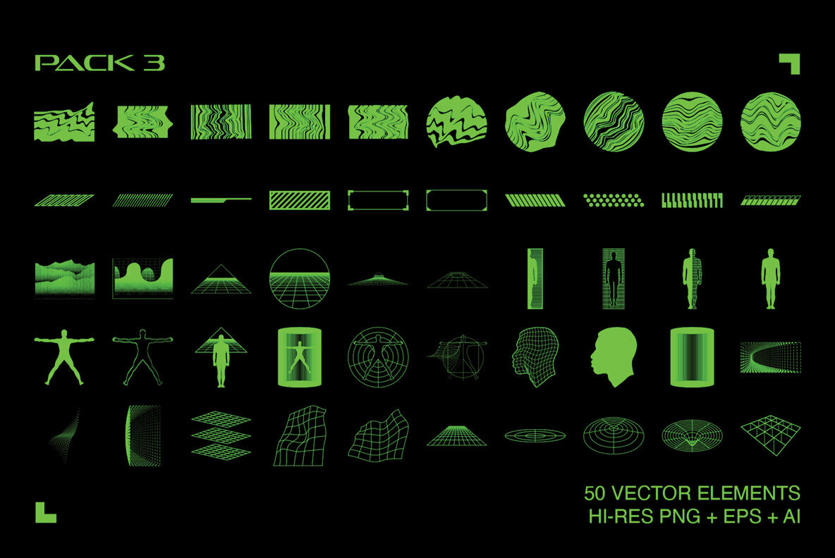 Retro Futuristic Elements 4