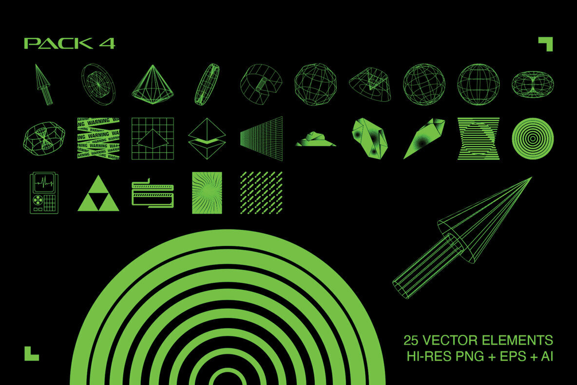 Retro Futuristic Elements 5