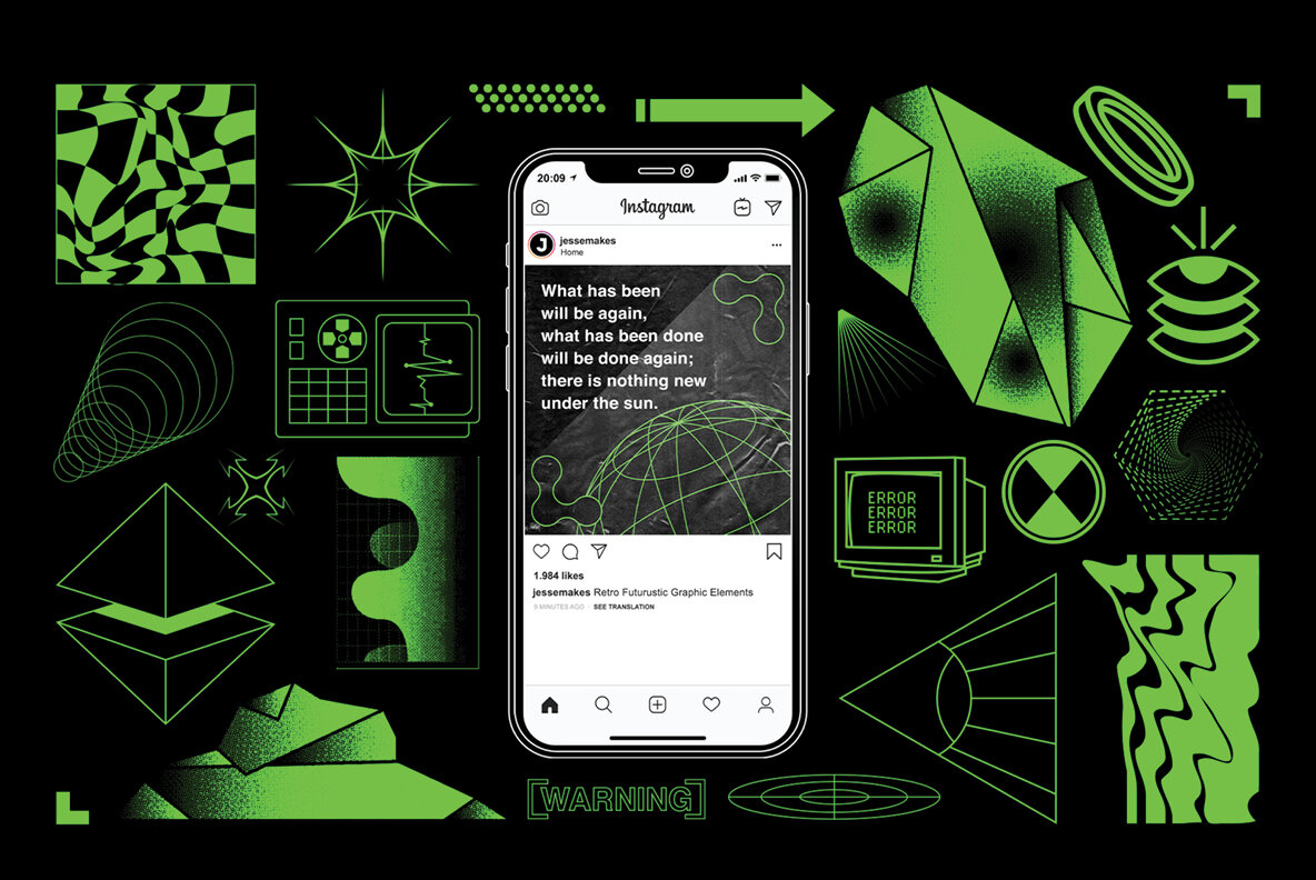 Retro Futuristic Elements 10