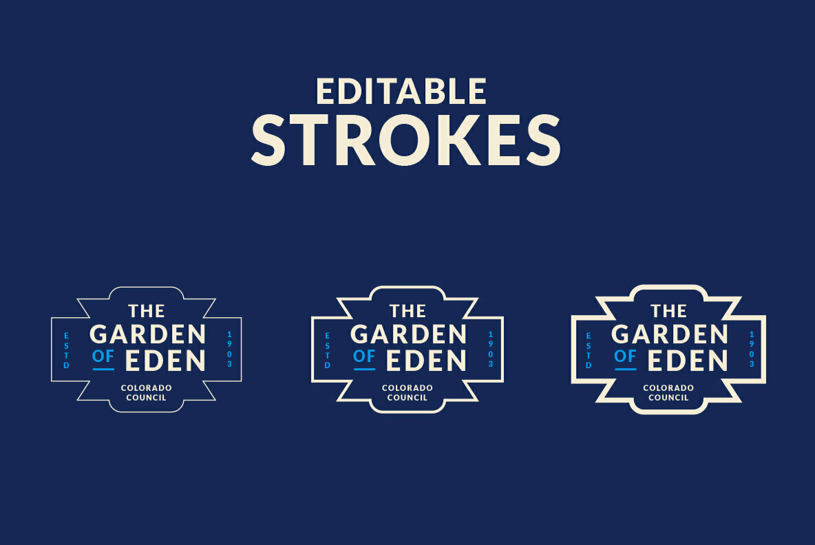 Abstract Linocut Badge Builder V3 3