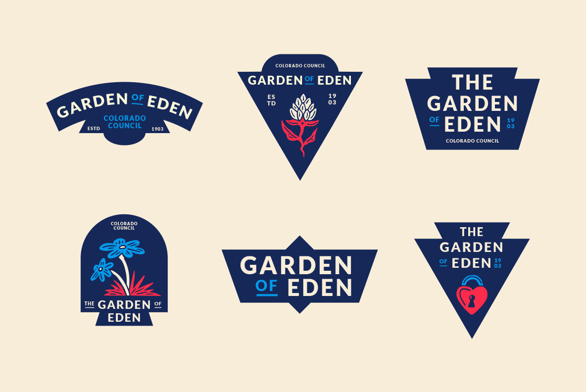 Abstract Linocut Badge Builder V3 6