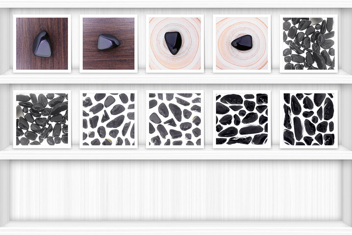 40 Black Tourmaline Background Textures 4
