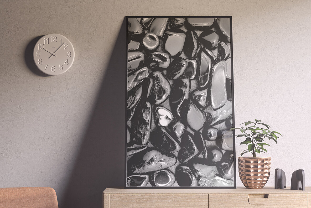 40 Black Tourmaline Background Textures 6