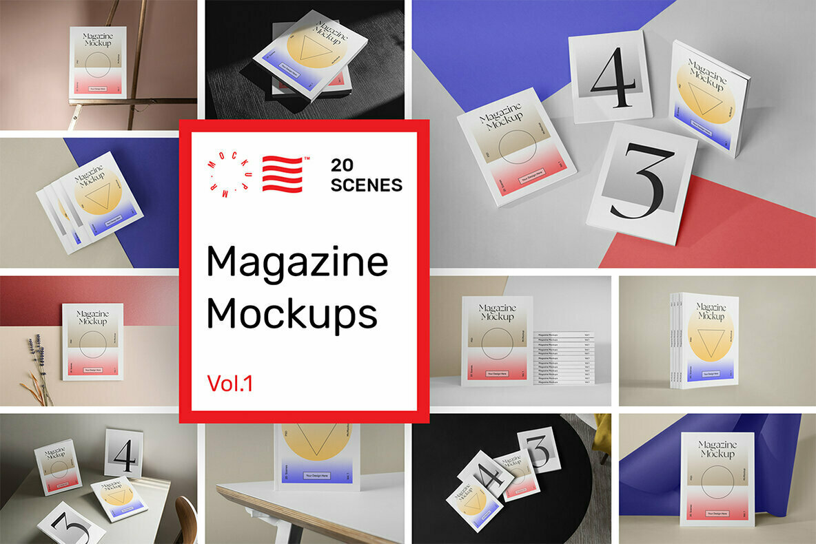 Magazine Mockups Vol 1 1
