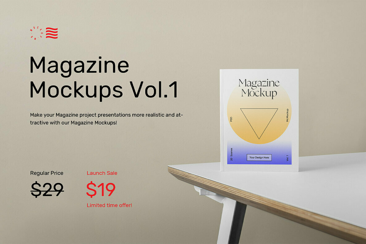 Magazine Mockups Vol 1 2