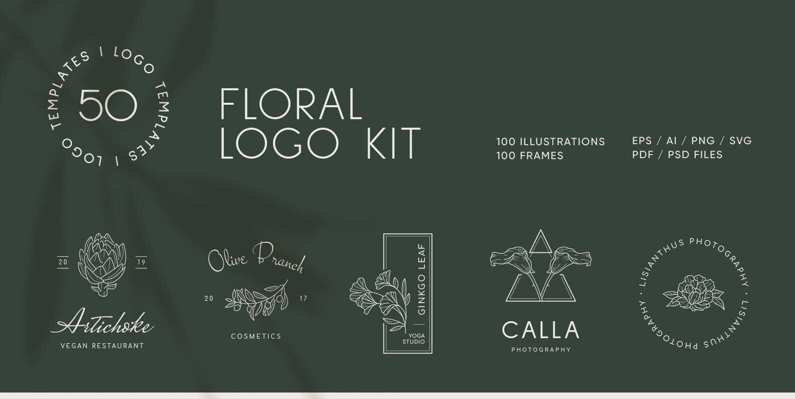 Floral Logo Kit Floral Logo Kit