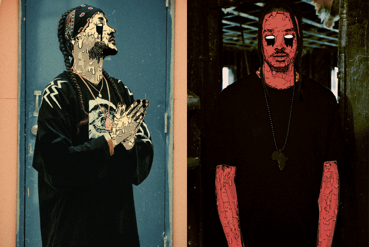 Animated Zombie Grime Art Photoshop Action Animated Zombie Grime Art Photoshop Action