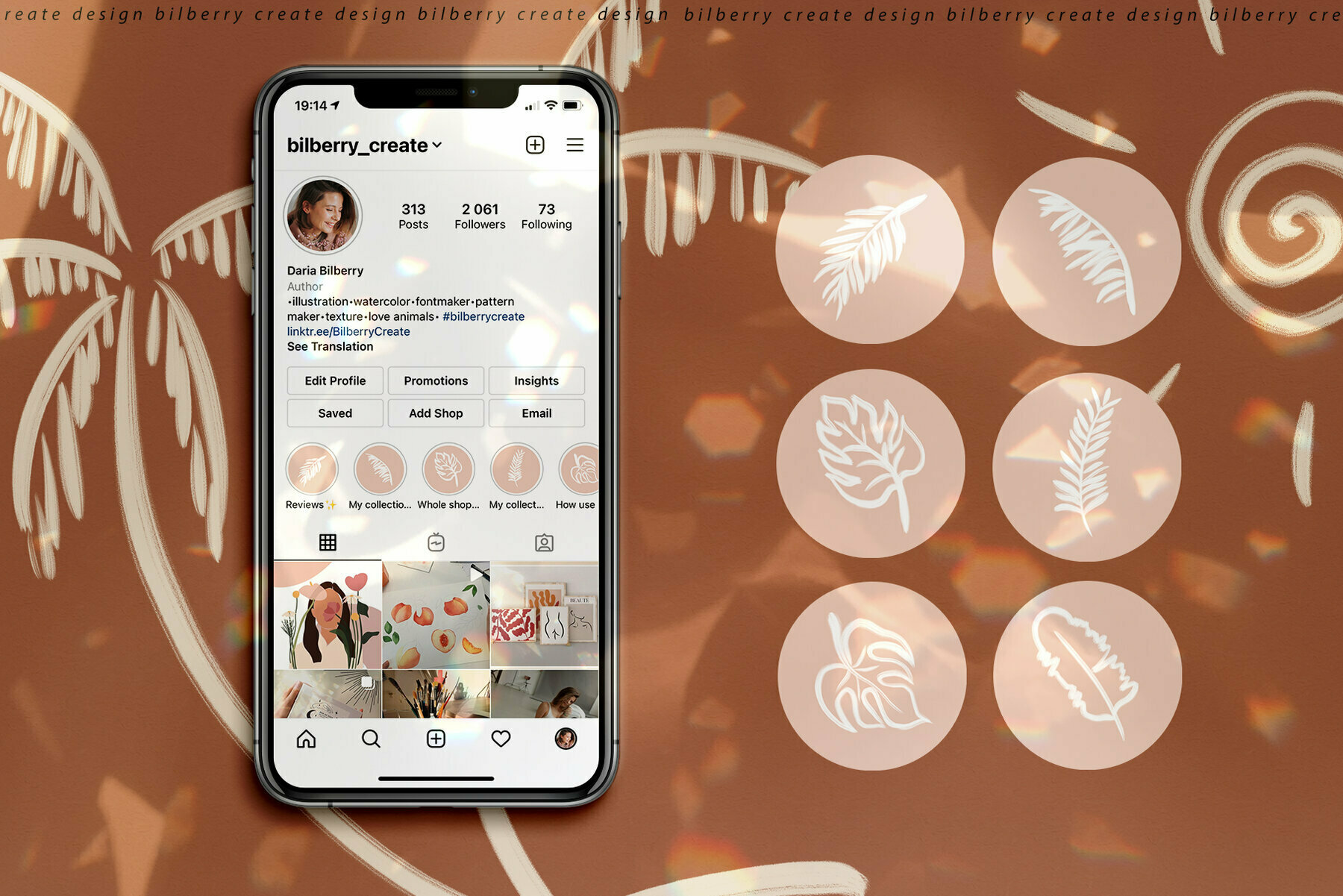 Sunny Mood Boho Abstract Set 3