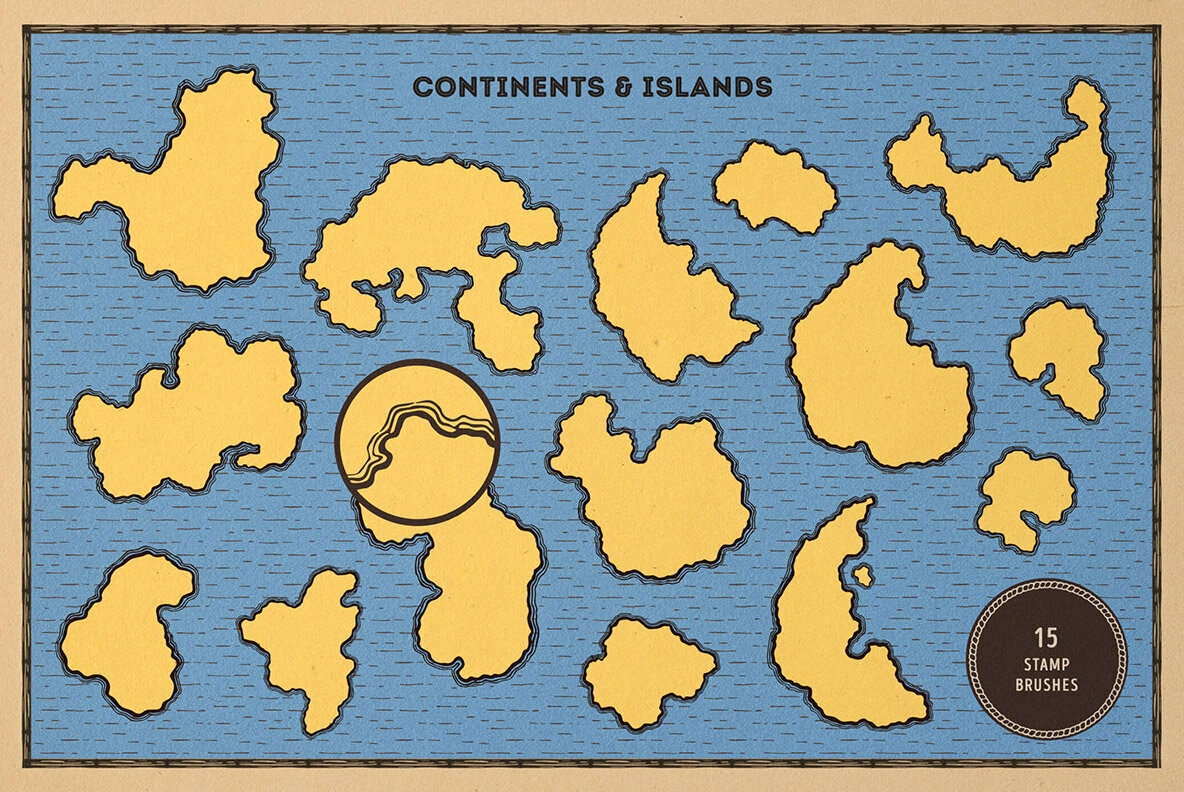 Vintage Map Creator for Photoshop Vintage Map Creator for Photoshop