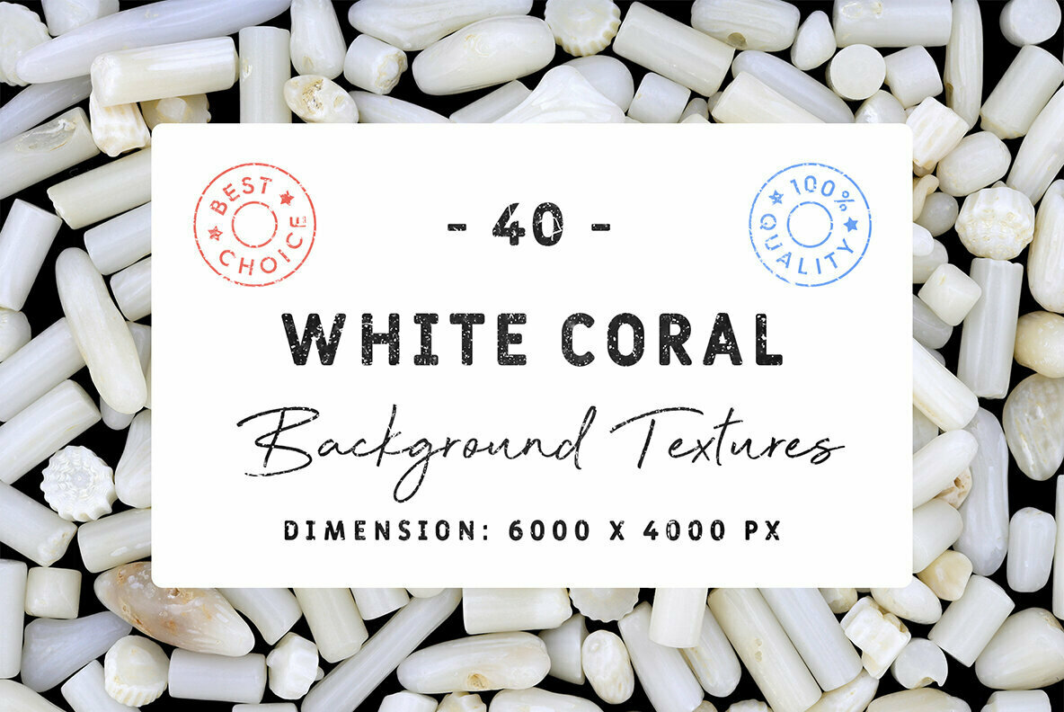 40 White Coral Background Textures 1