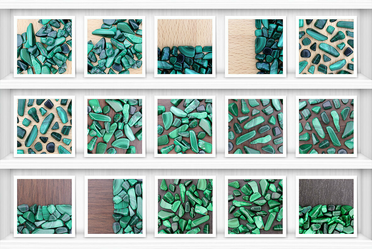 48 Malachite Background Textures 2