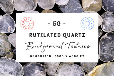 50 Rutilated Quartz Background Textures