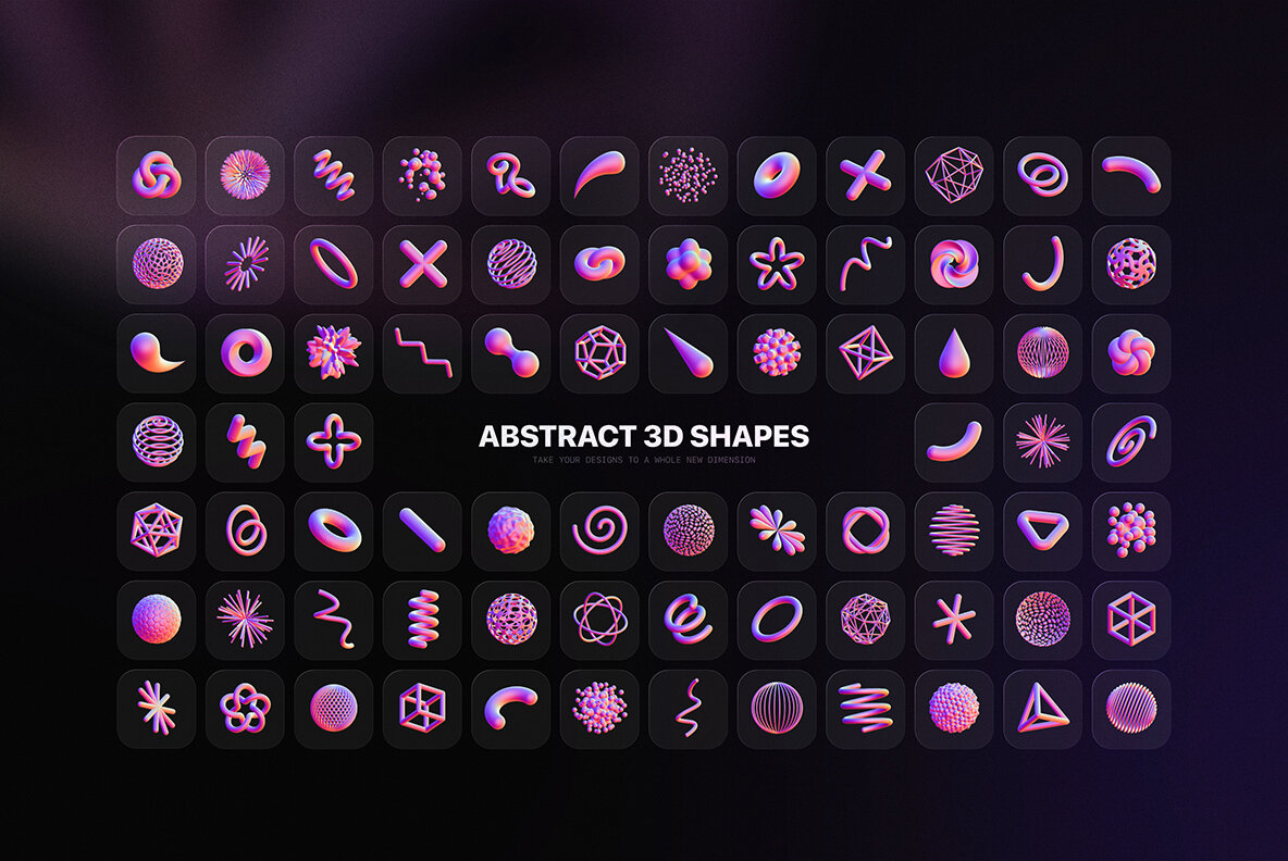 3D Shapes Collection 13
