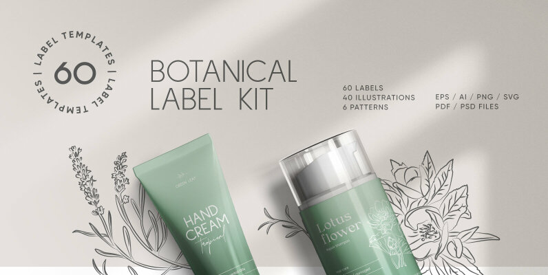 Botanical Label Kit