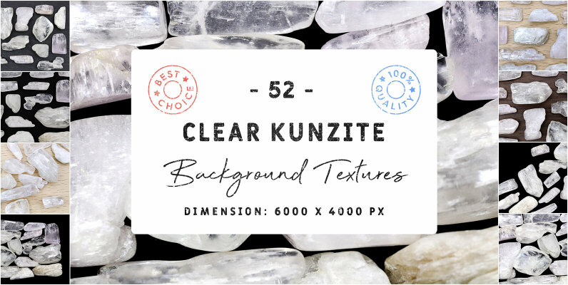 52 Clear Kunzite Background Textures
