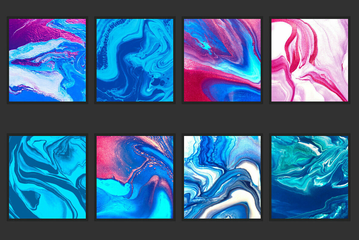 VIBRANT   Abstract Fluid Textures 2