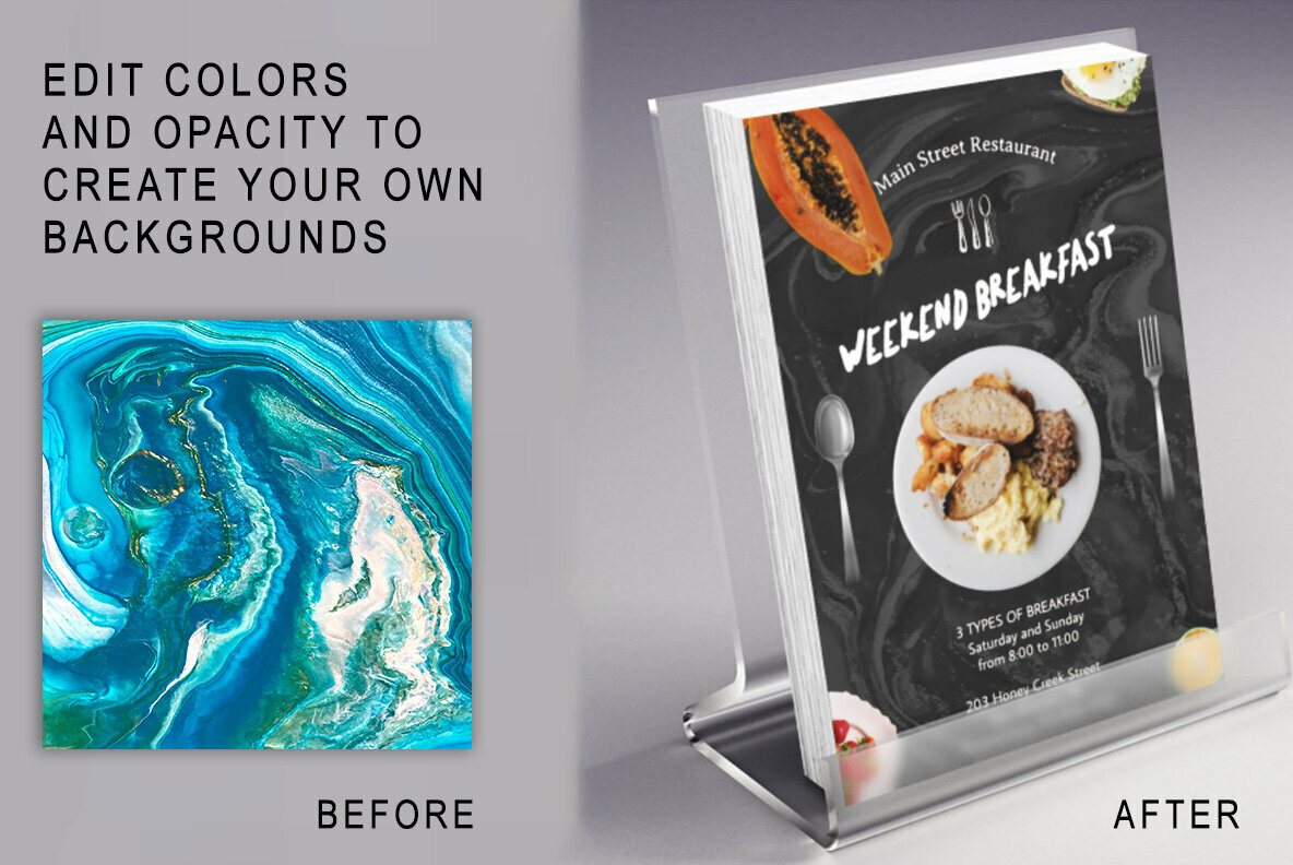 GOLDEN BLUES   Abstract Textures 4