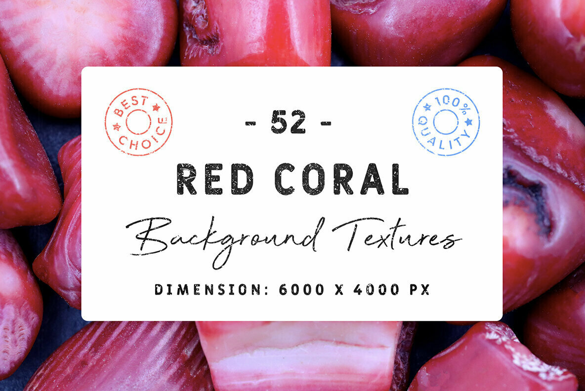 52 Red Coral Background Textures 1