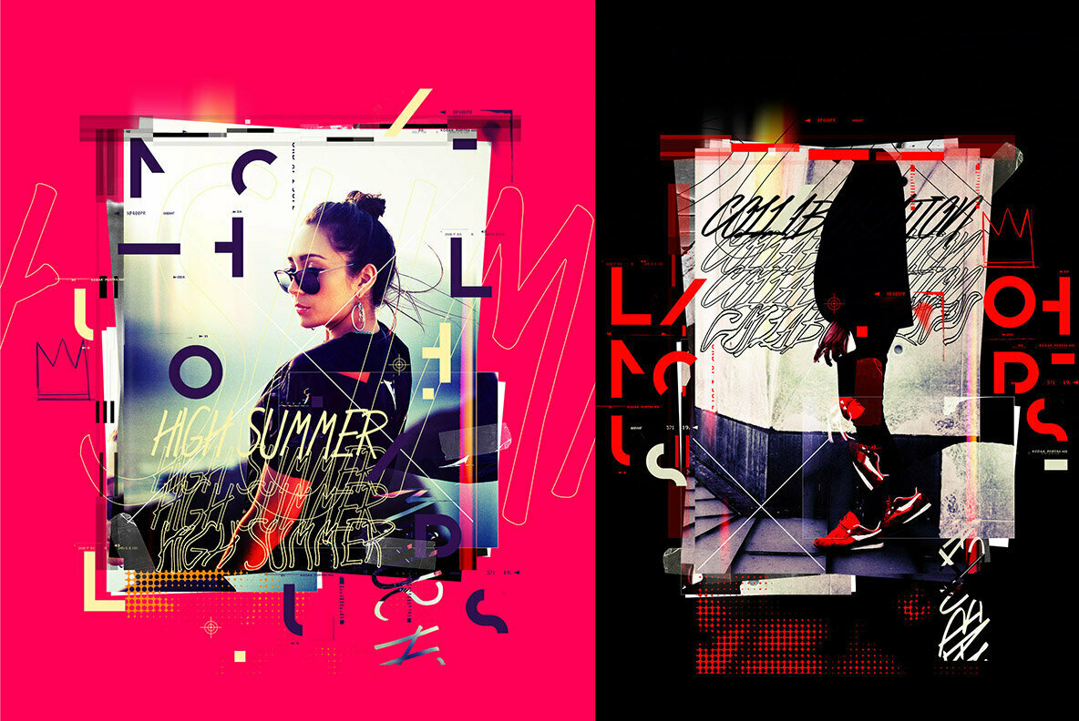 Lomography Typography Poster Photoshop Action 2