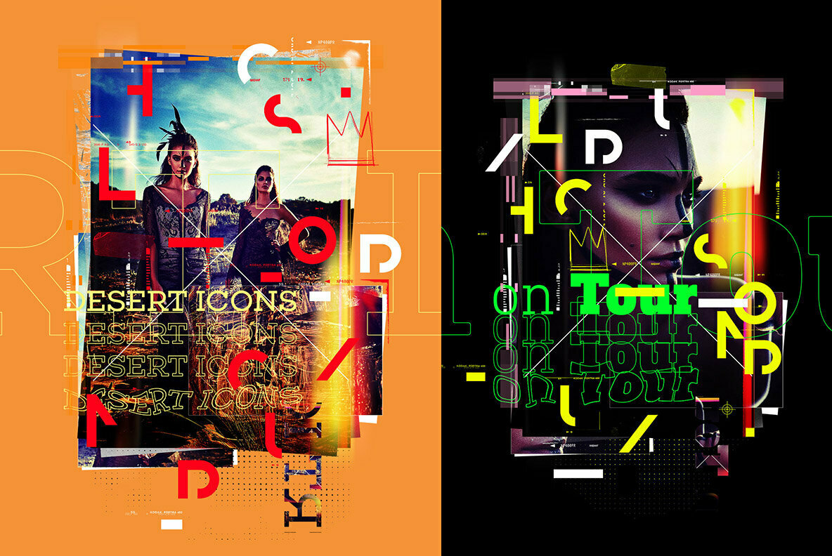 Lomography Typography Poster Photoshop Action 3