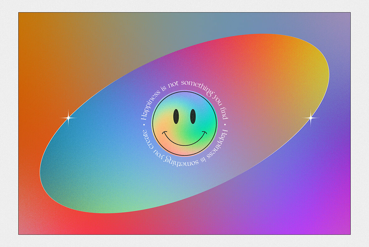 Grainy Gradients   Backgrounds   Abstract Shapes Collection 5