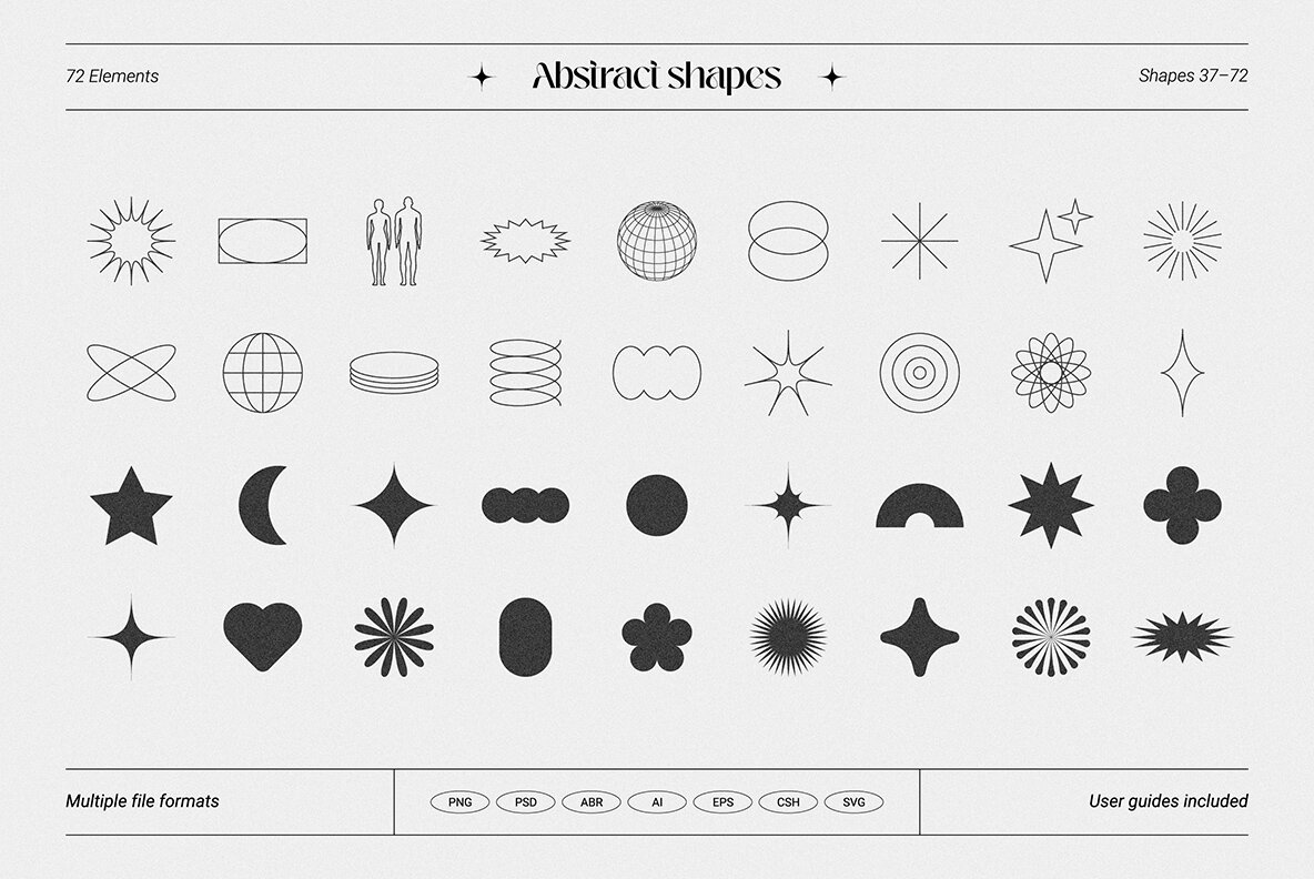 Grainy Gradients   Backgrounds   Abstract Shapes Collection 8