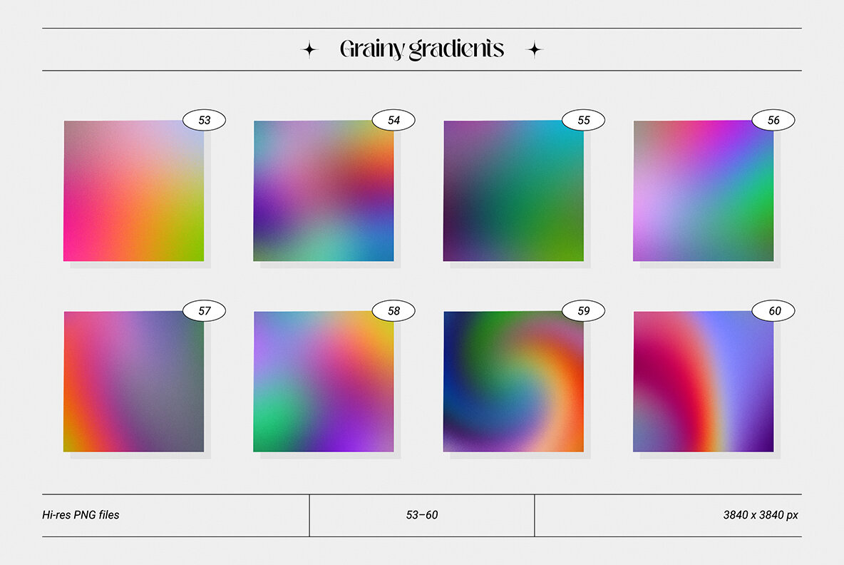 Grainy Gradients   Backgrounds   Abstract Shapes Collection 14