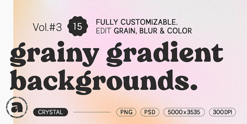 Grainy Gradient Backgrounds  3