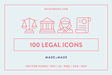 Legal Line Icons