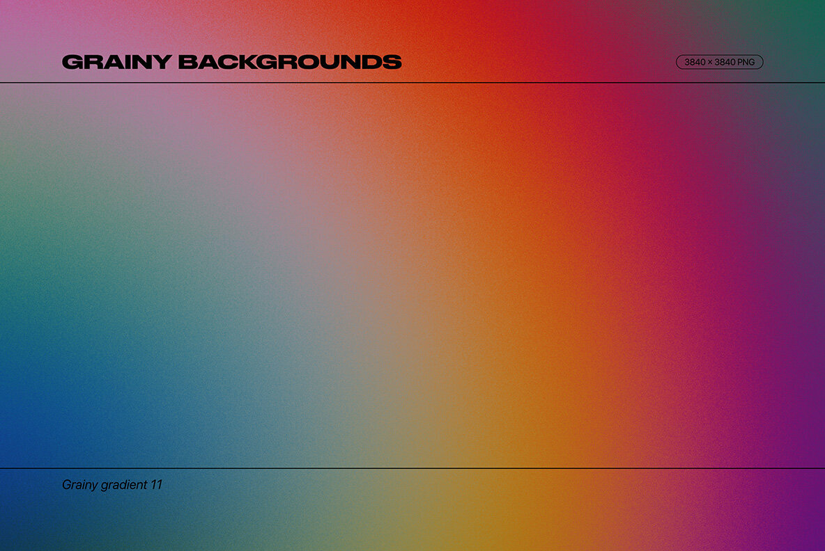 Grainy Backgrounds   100 Retro Gradients Pack 4