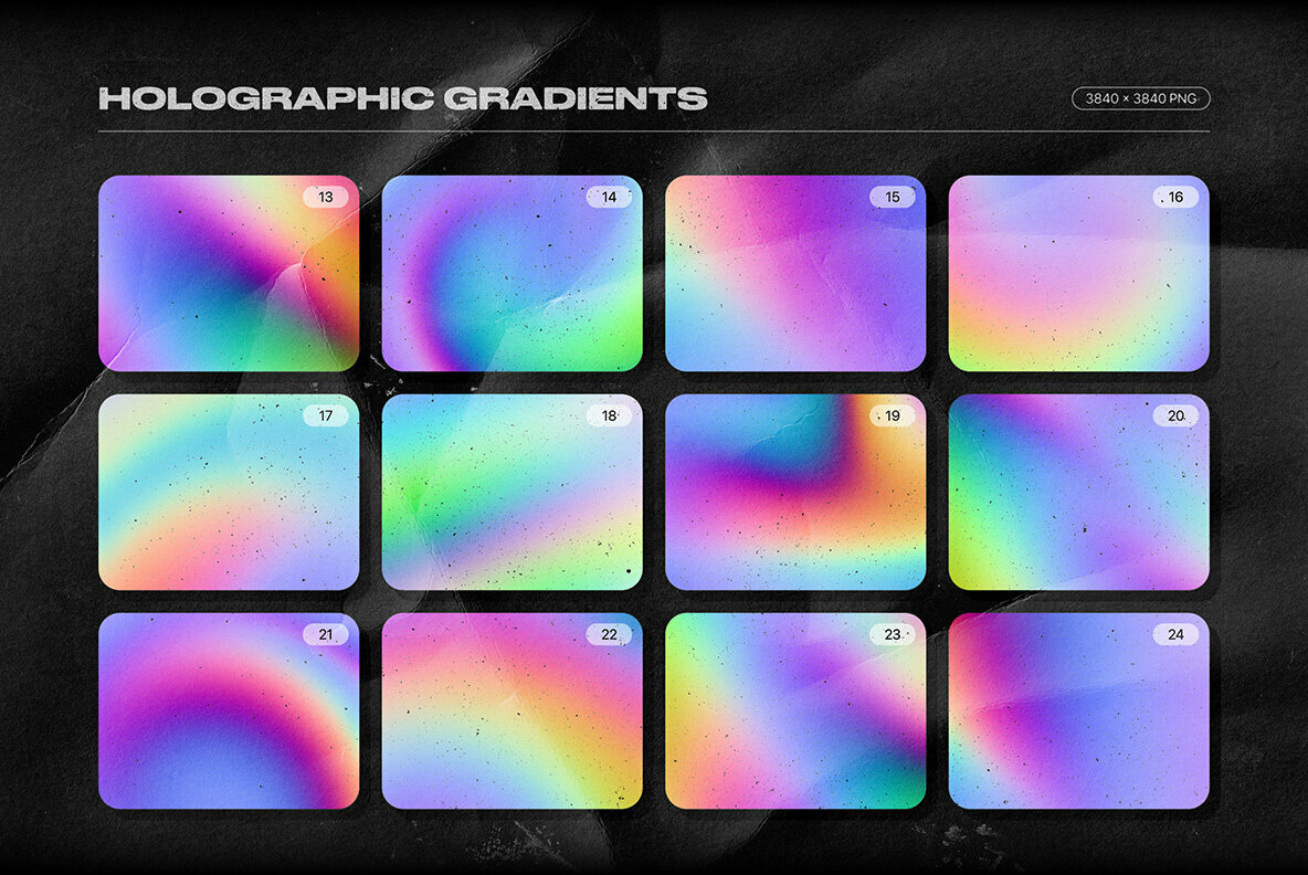 Grainy Backgrounds   100 Retro Gradients Pack 5