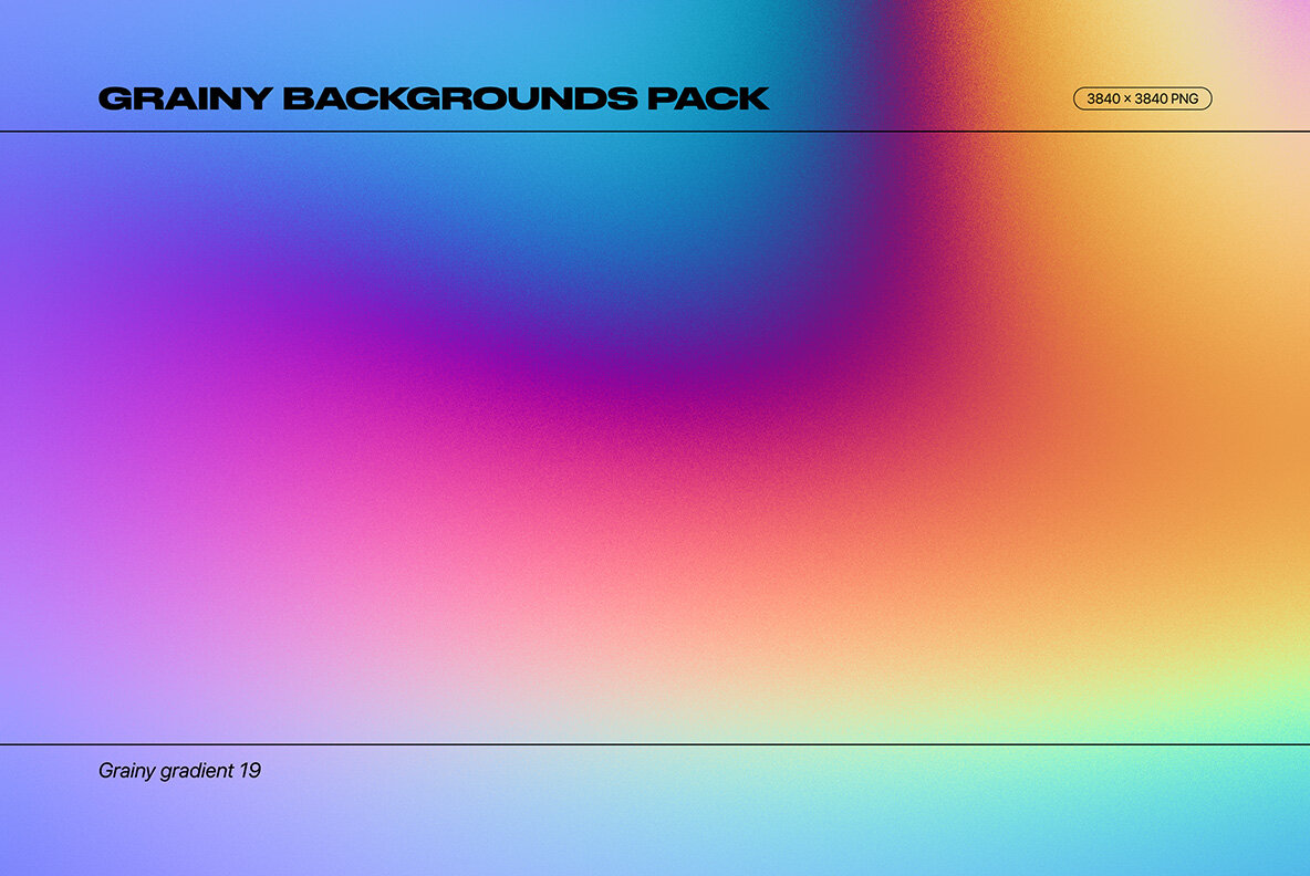 Grainy Backgrounds   100 Retro Gradients Pack 7