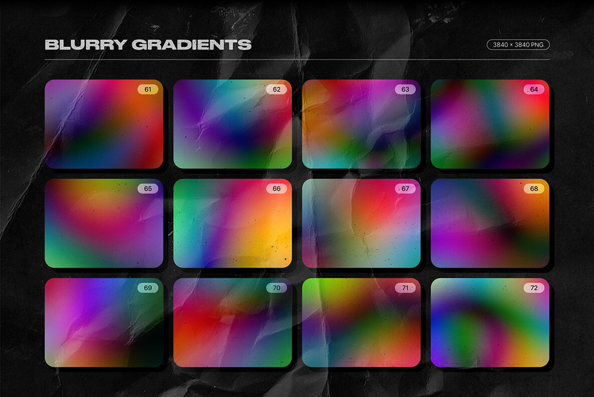 Grainy Backgrounds   100 Retro Gradients Pack 14