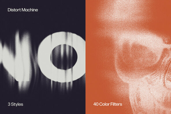 Distort Machine Photoshop Effect Graphics - YouWorkForThem