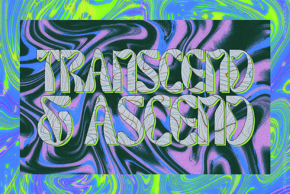 50 Liquid Retro Textures 3600px 2