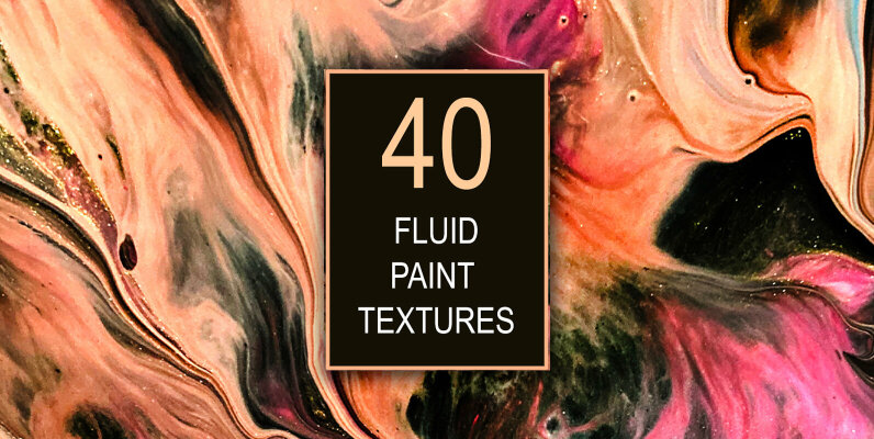 40 Fluid Paint Textures