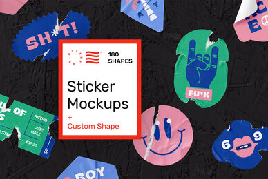 Sticker Mockups   Shape Generator