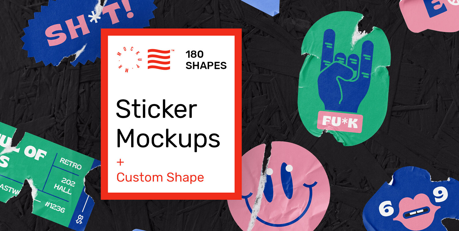 Sticker Mockups - Shape Generator Sticker Mockups - Shape Generator