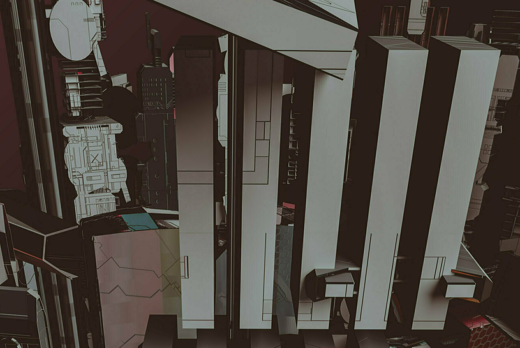 Dystopian Machines 02   Abstract Stock 3D Graphics 2