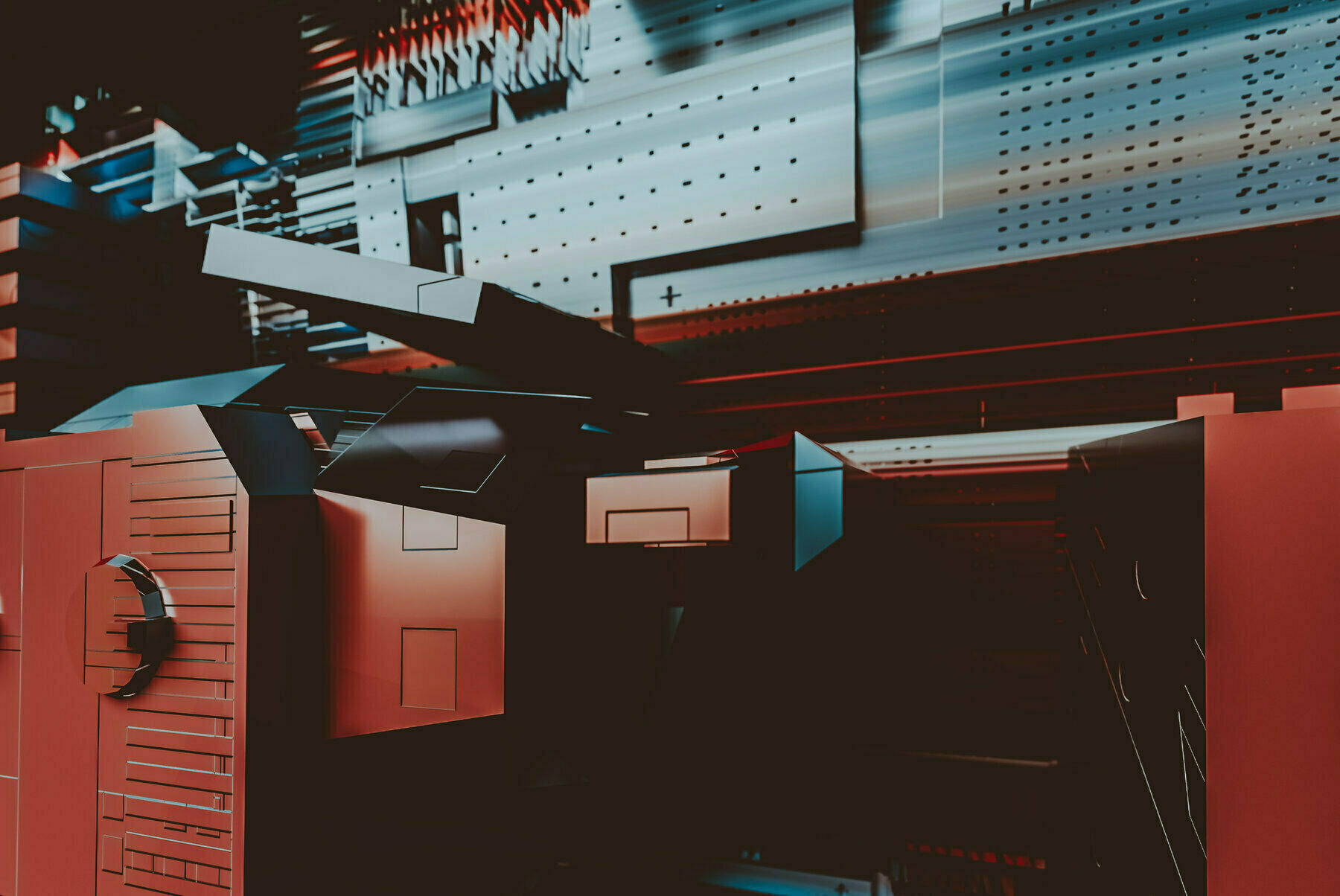 Dystopian Machines 02   Abstract Stock 3D Graphics 3